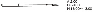 Игла Organ Needles DPx17 SUK № 90/14